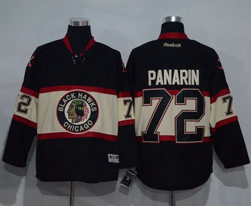 Blackhawks #72 Artemi Panarin Black New Third Stitched NHL Jersey - Click Image to Close